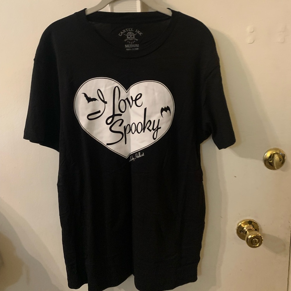 I love spooky t-shirt by lucky hellcat